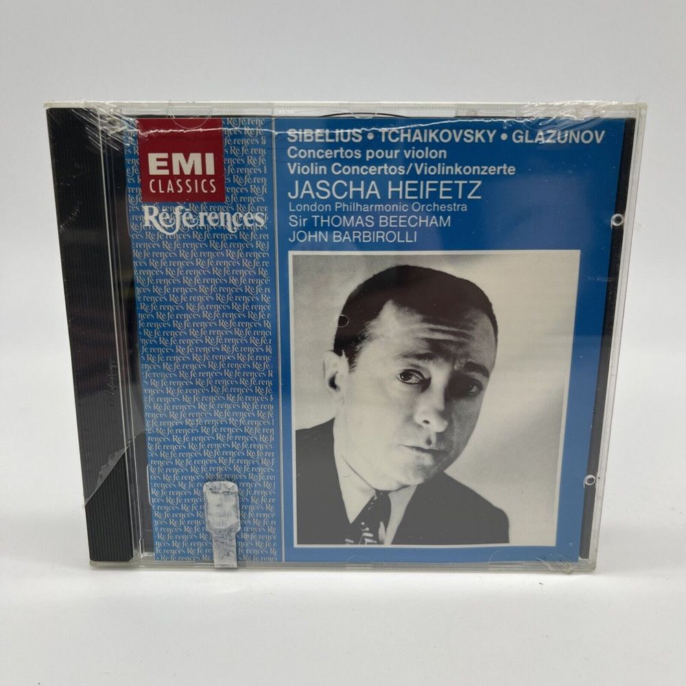 SIBELIUS, TCHAIKOVSKY, GLAZUNOV: VIOLIN CONCERTOS NEW CD